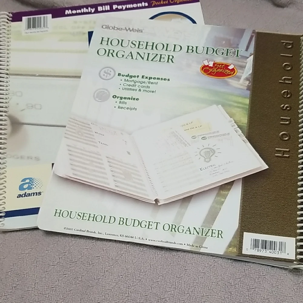 Bundle Of 2 Monthly Bill Organizers